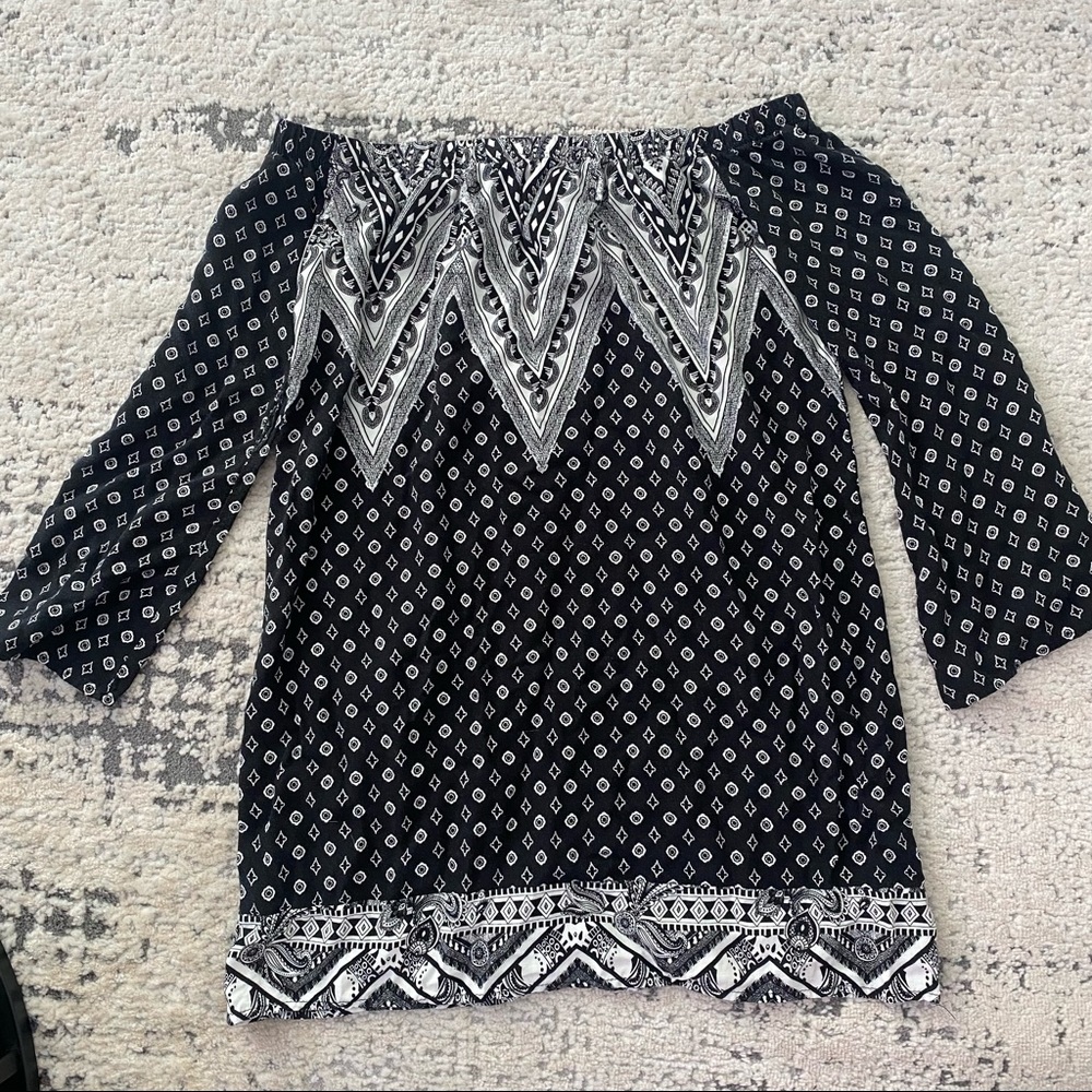 Black & White tunic